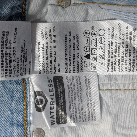 NWT LEVI'S 501 Original Short in Luxor Heat - Picture 11 of 13